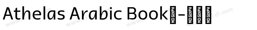 Athelas Arabic Book字字体转换